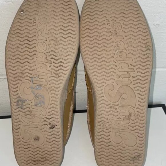 My Pillow Slippers 74472-06 Light Brown Leather Slippers Slip On Women's Size 10 - Picture 9 of 9